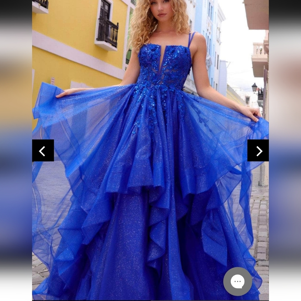 1 HR FLASH SALE Royal Blue Sweet 16 Dress
